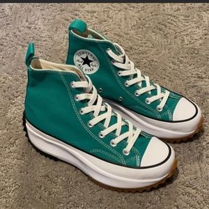Converse Run Star Hike Court Green High Top Shoes